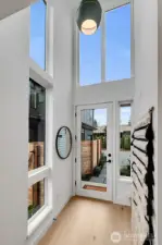 Tall ceilings, plenty of windows to let in light.