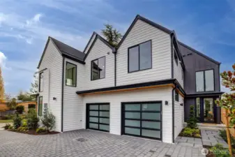 One car garage on right.