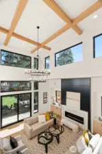 Double height Living room