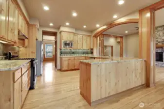 Lots of kitchen Counter space