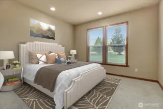 Bedroom #2 (Virtually Staged)