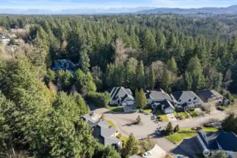 A beautiful and private home in an 11-home community.