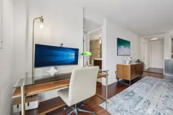 Plenty of space for a desk so you can WFH with ease!