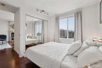 Wake to soft morning sun or fall asleep to twinkling city lights - a true urban oasis!