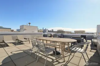 Just imagine hosting a dinner party up here on a warm summer evening - dreamy!