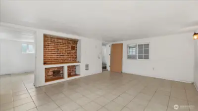 finished basement/bedroom