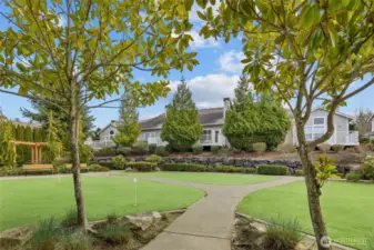 Need something to do? Putt Putt golf right out your door!