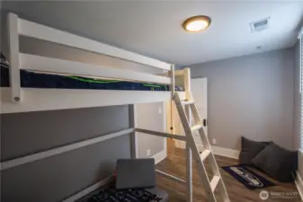 Looking from the closet to the hallway.