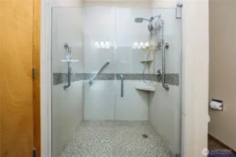 Beautiful walk in shower