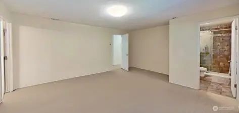 Primary bedroom with furniture removed