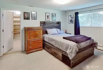 2nd bedroom with walk-in closet.