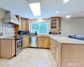 Granite countertops and stainless appliances
