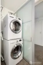 Stacked LG Washer and Dryer