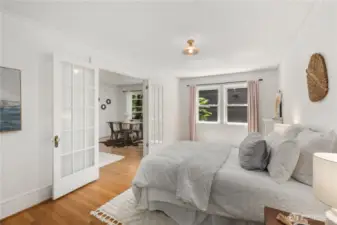 Spacious bedroom