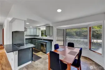 Dining area off updated Kitchen.