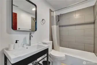 Updated Full Bath.
