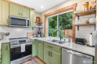 Subway backsplash