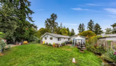 Almost a quarter acre with a fenced backyard