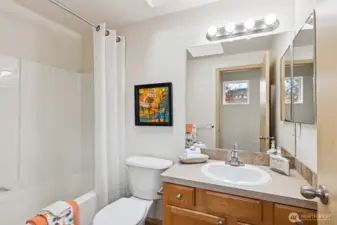 Full bathroom on second floor.