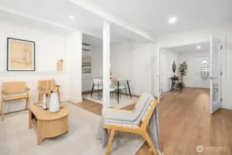 Secondary Living Wing – Living Area