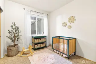 2nd bedroom perfect for nursery, kids room, office or…….