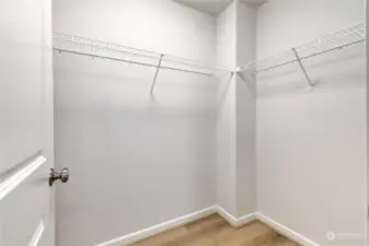 Walk-in closet.