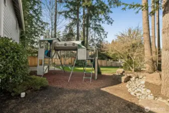Unique playset conveys with the property sale!