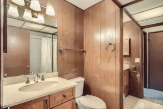 Upstairs hallway bathroom