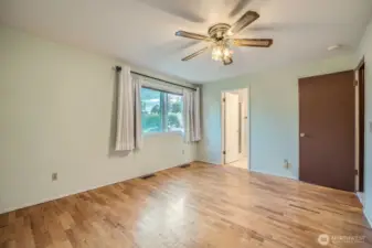 Primary bedroom, angle 2