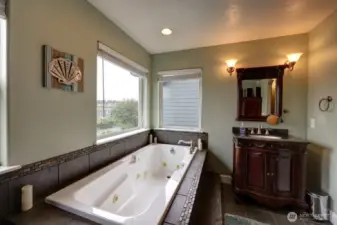Primary jacuzzi tub