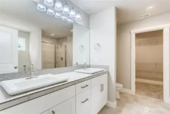 Photos of a completed home next door