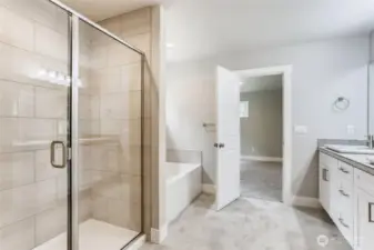 Photos of a completed home next door