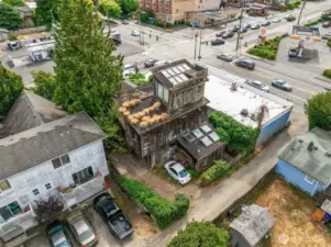 Aerial Parking in Backyard