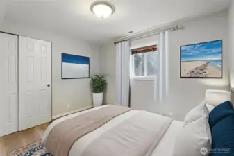 *Virtual staging. Downstairs 3rd bedroom