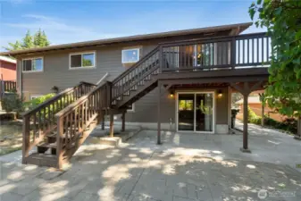 Perfect patio for BBQ's and celebrations
