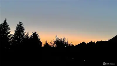 Backyard Sunset