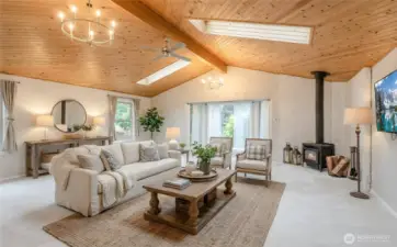 Family room-virtual staging