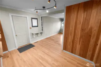 that door goes to the garage