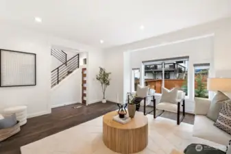 open and generous living spaces