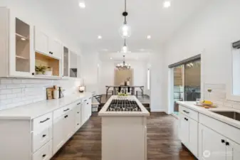 Lots of storage plus two pantries!