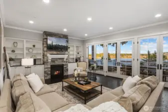 Luxury livingroom with a view