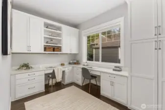 Craft room on main floor