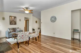 Living room from entry