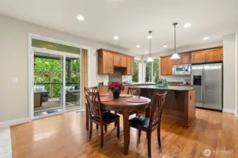 Chef's kitchen with room for informal dining