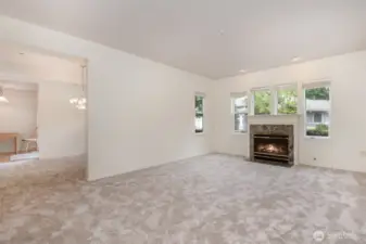 Living Room (not staged) New Carpet