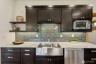 New appliances complete this gourmet kitchen