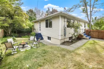 Lots of space to garden.