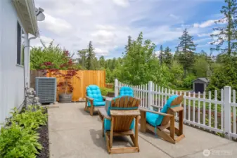 Patio with Gas Fireplace