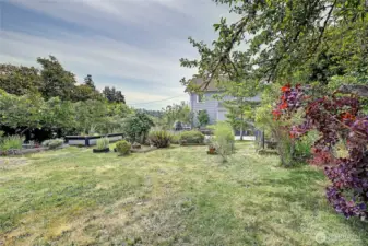 Tons of space to garden!