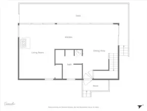 Main level Floor plan.